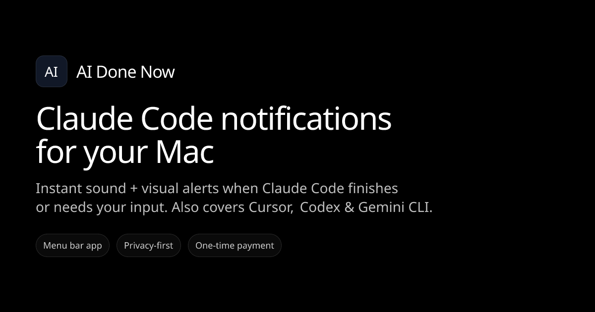 AIDoneNow preview
